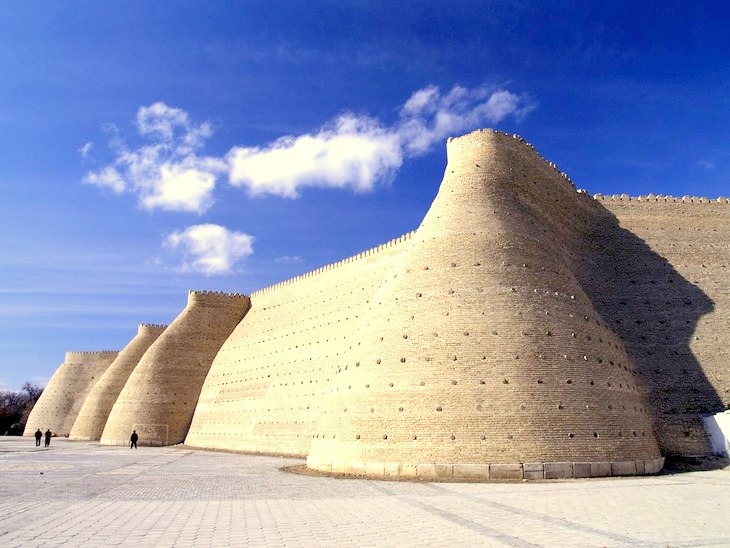 Das Freilichtmuseum-Buchara schliesst in sich die Zitadelle Ark