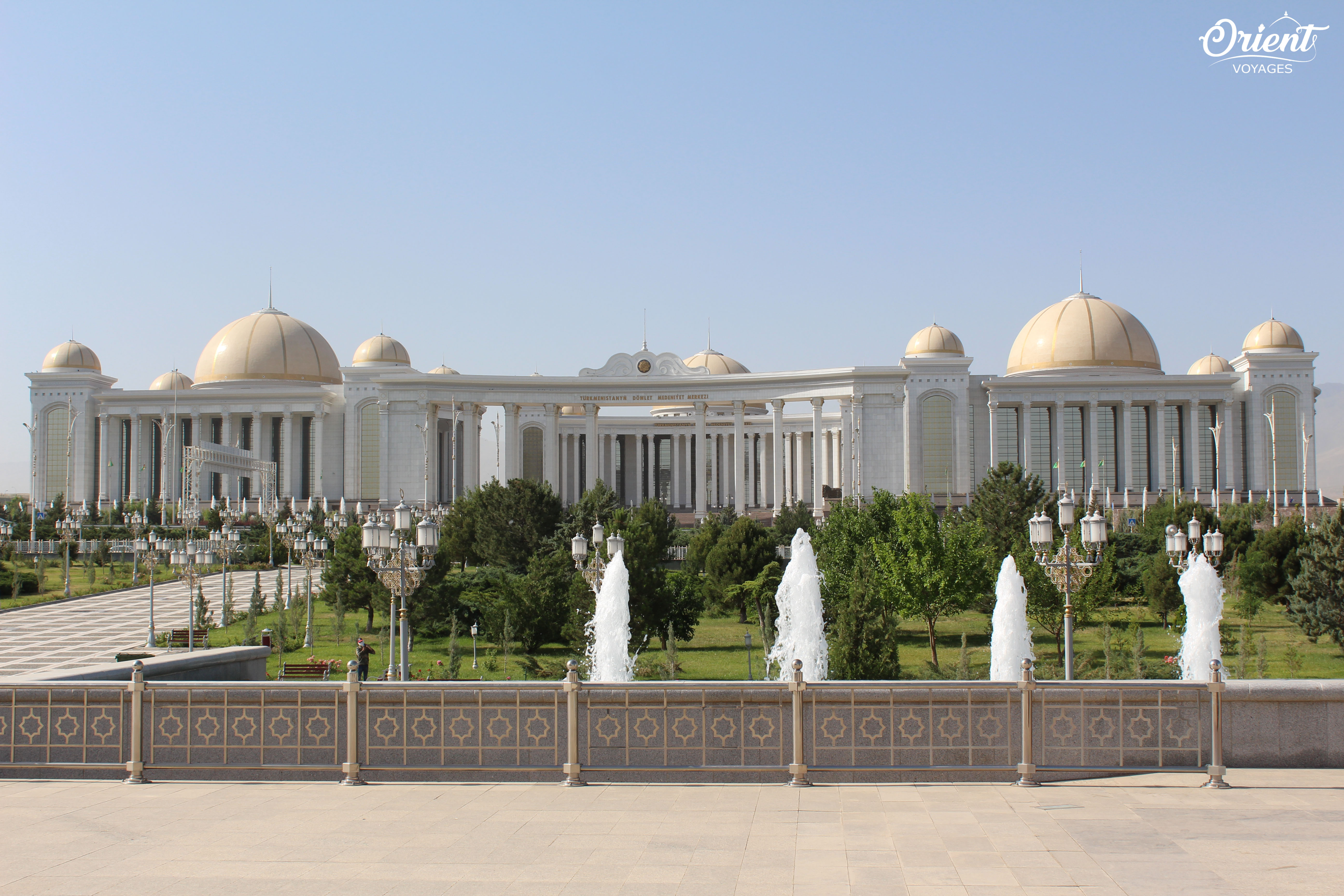 Palace square, Ashgabad, Turkmenistan