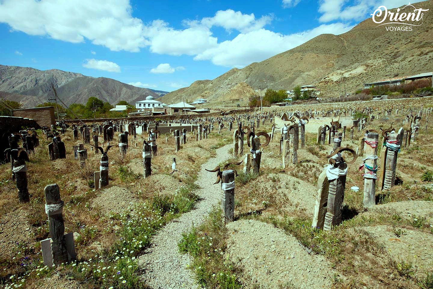 Friedhof in Nohur, Turkmenistan