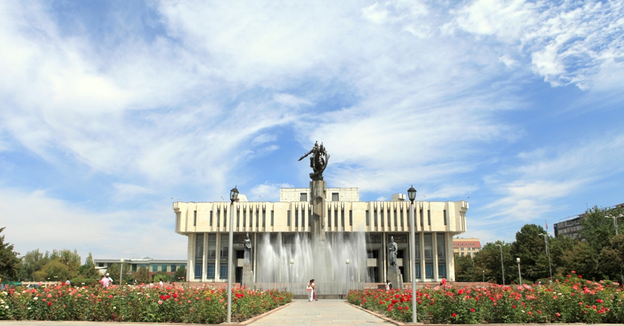 Bischkek, die größte Stadt des Landes