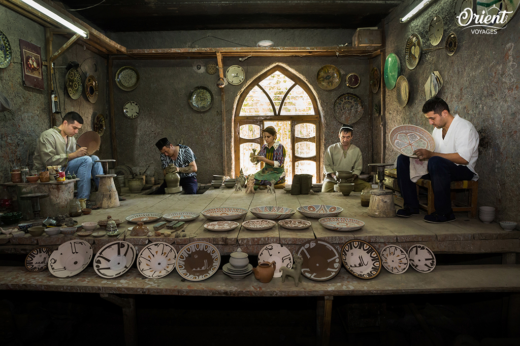 Atelier de céramiques, Guijdouvan, Ouzbékistan