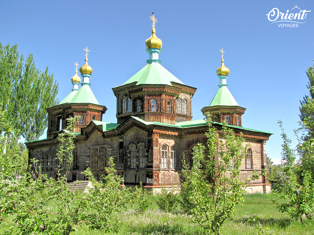 La cathédrale orthodoxe, Kirghizstan